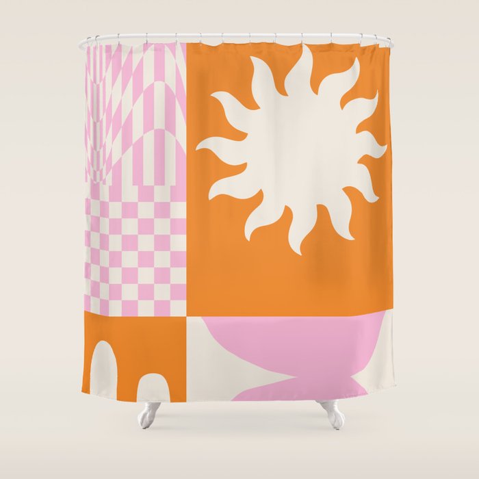 Bright World II Shower Curtain Gallery Image 1