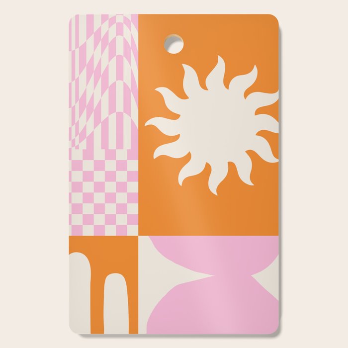 Bright World II Cutting Board Gallery Image 1