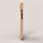 Lilac Clematis and Orange Stripes iPhone Case Gallery Image 2