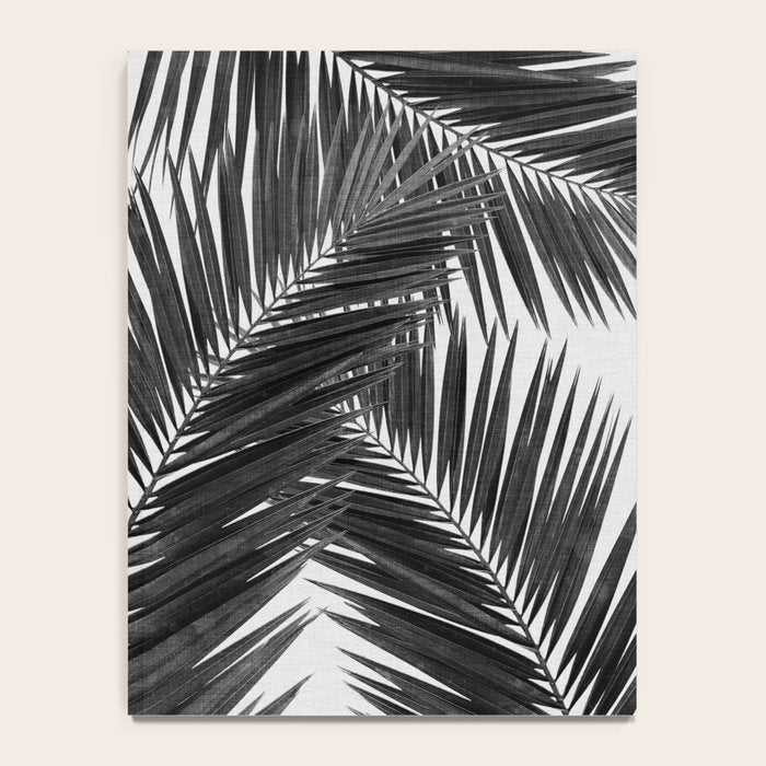 Palm Leaf Black & White III Notebook Gallery Image 4