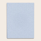 linen textured stripes - coastal blue Notebook Gallery Image 4