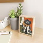 Modern Daisies in Contrast Mini Art Print Gallery Image 2