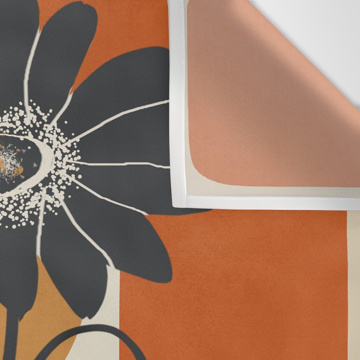 Modern Daisies in Contrast Wall Tapestry Gallery Image 3