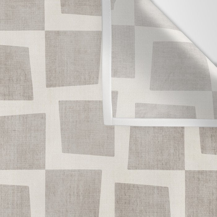 Minimalist Pattern Beige Ivory White Wall Tapestry Gallery Image 3