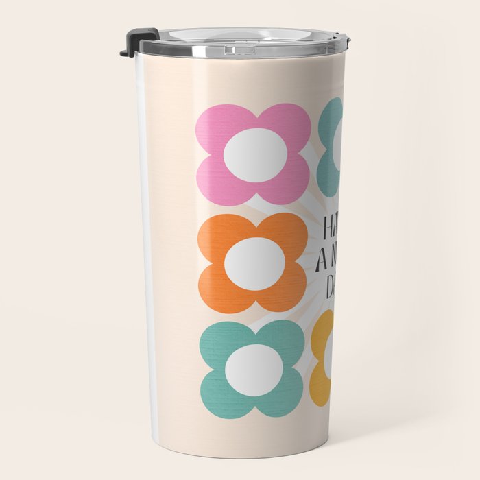 Say it with Flowers - Have a nice day! Travel Mug Gallery Image 3