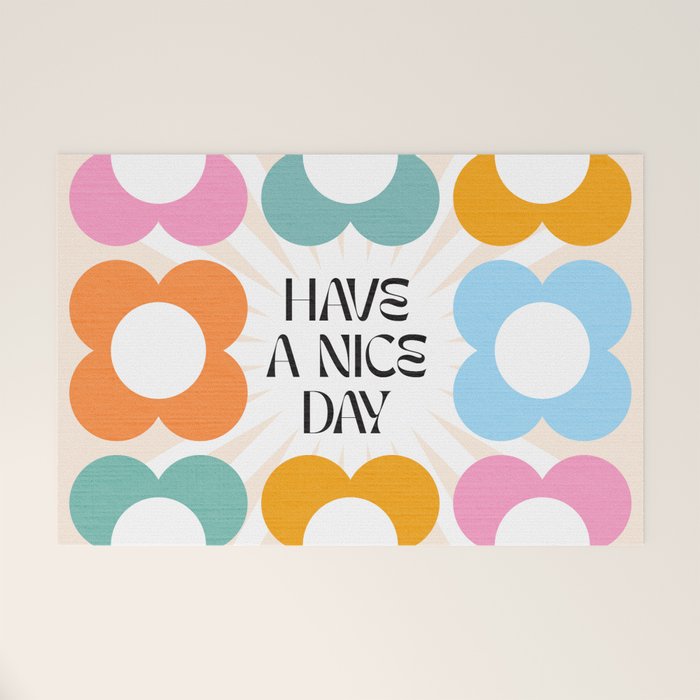 Say it with Flowers - Have a nice day! Welcome Mat Gallery Image 1