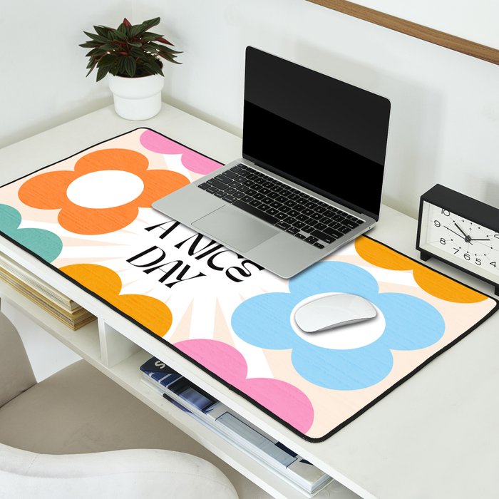 Say it with Flowers - Have a nice day! Desk Mat Gallery Image 2