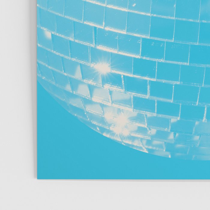 Blue Disco Ball Poster Gallery Image 3
