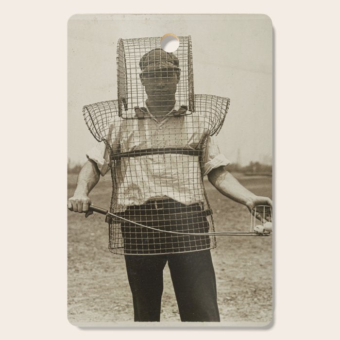 Golf Caddie in Armor, 1920s Cutting Board Gallery Image 1