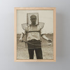 Golf Caddie in Armor, 1920s Mini Art Print Gallery Image 1