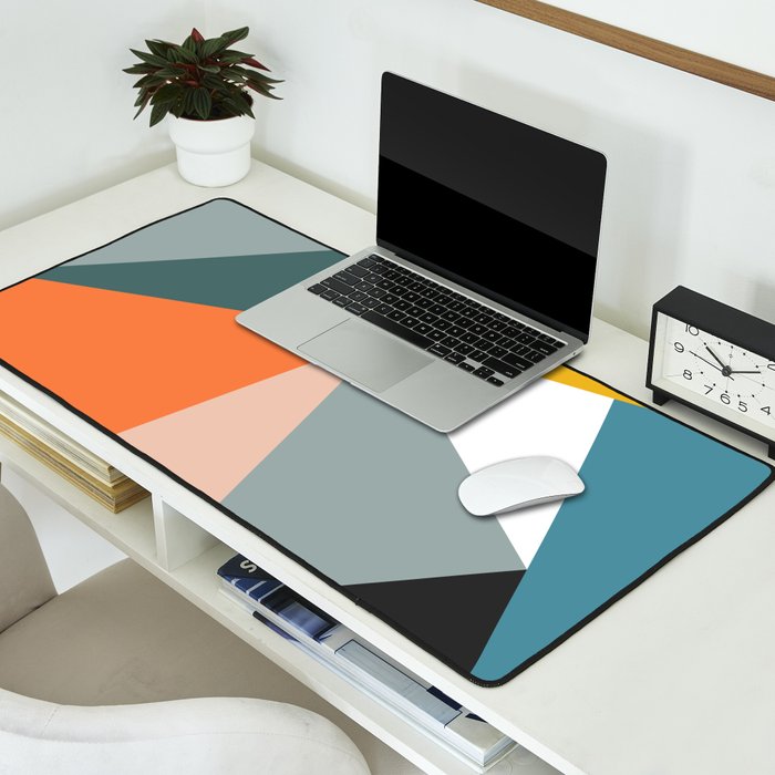 Modern Geometric 33 Desk Mat Gallery Image 2
