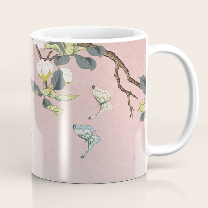Butterflies and pear blossoms Coffee Mug Gallery Image 1