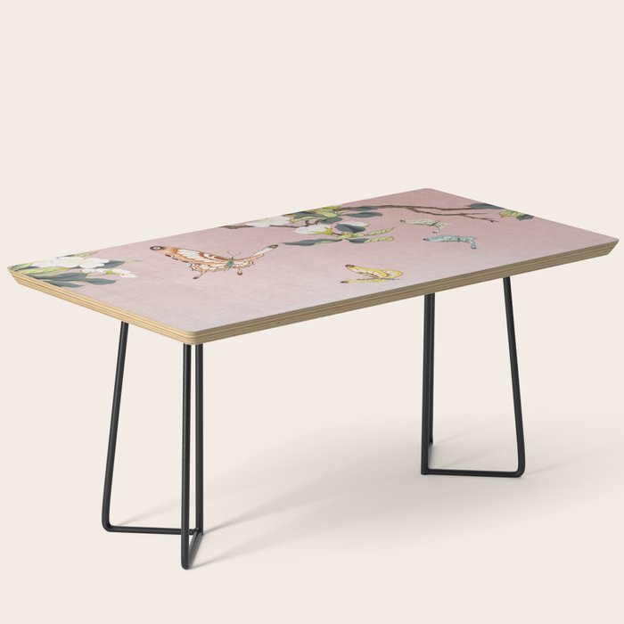 Butterflies and pear blossoms Coffee Table Gallery Image 1