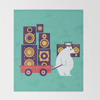 Ready to Jam Throw Blanket Gallery Image 2