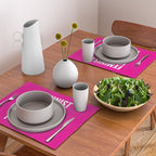 Feminist is My Second Favorite F-Word (Pink) Placemat Gallery Image 2