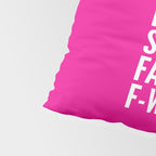 Feminist is My Second Favorite F-Word (Pink) Pillow Sham Gallery Image 4