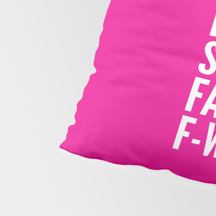 Feminist is My Second Favorite F-Word (Pink) Pillow Sham Gallery Image 4