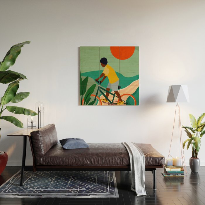 Stay Home No. 7 Wood Wall Art Gallery Image 2