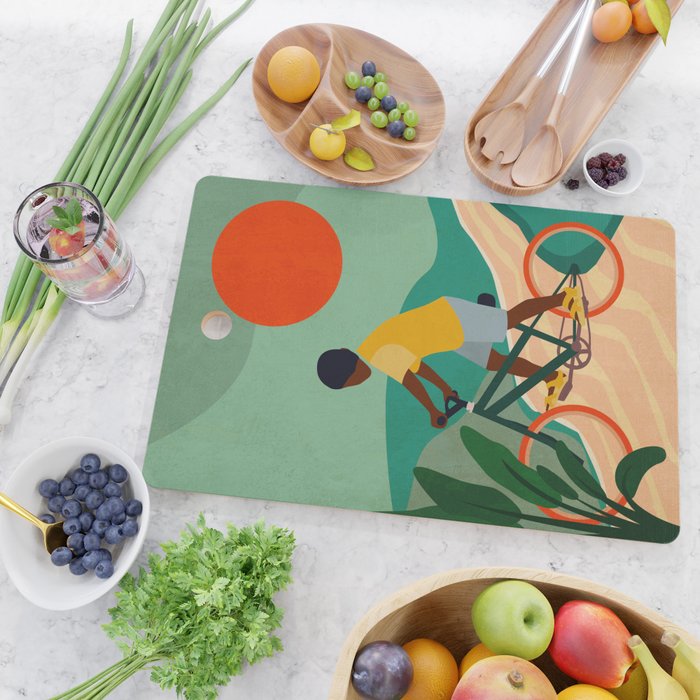 Stay Home No. 7 Cutting Board Gallery Image 2