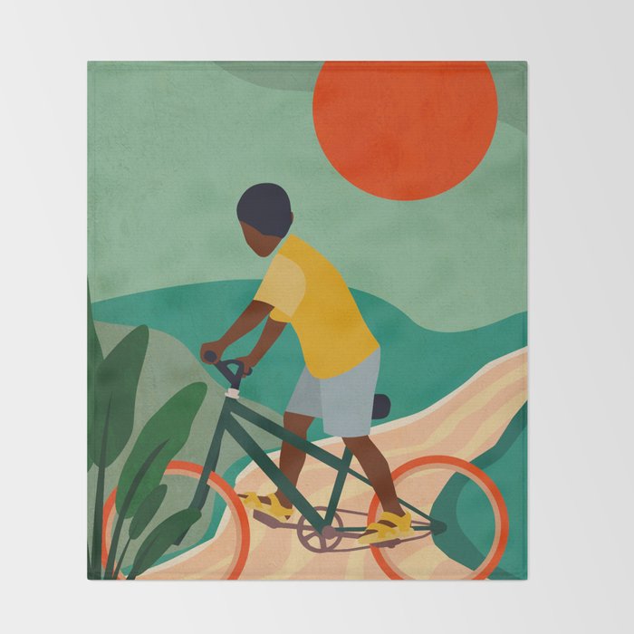 Stay Home No. 7 Throw Blanket Gallery Image 2