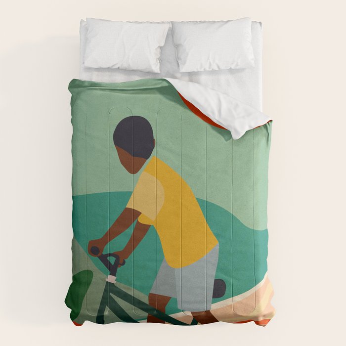 Stay Home No. 7 Comforter Gallery Image 1