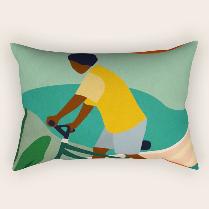 Stay Home No. 7 Rectangular Pillow Gallery Image 2