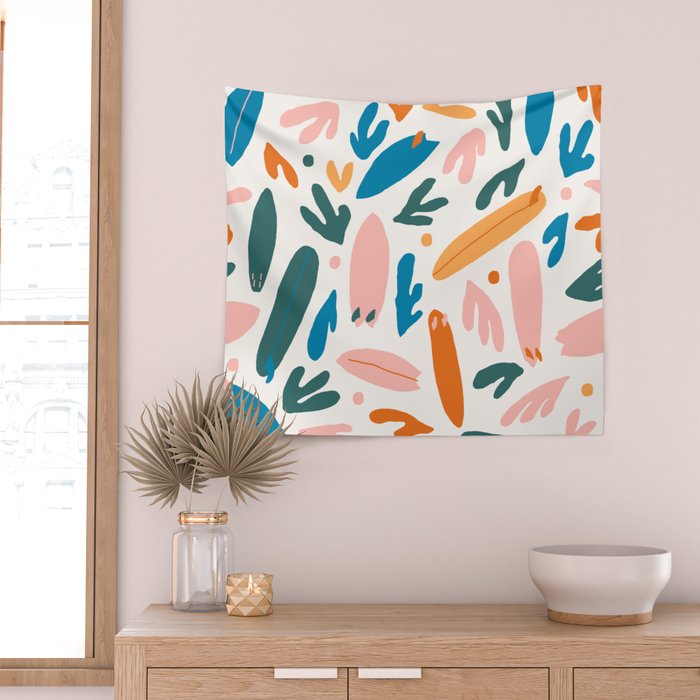 Surfboards Wall Tapestry Gallery Image 2