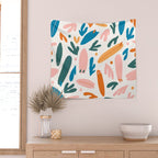 Surfboards Wall Tapestry Gallery Image 2