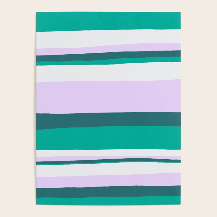 Hermosa, sunset stripes Poster Gallery Image 4