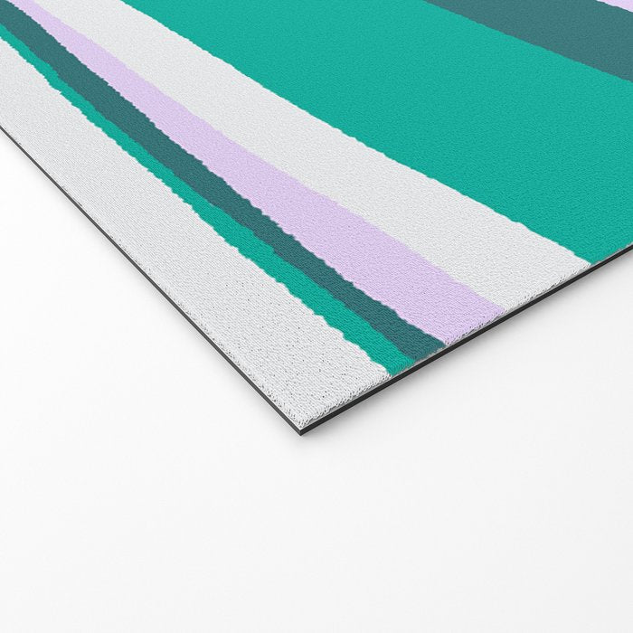 Hermosa, sunset stripes Welcome Mat Gallery Image 2