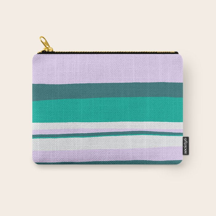 Hermosa, sunset stripes Carry All Pouch Gallery Image 1