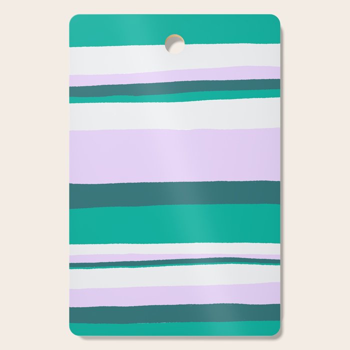 Hermosa, sunset stripes Cutting Board Gallery Image 1