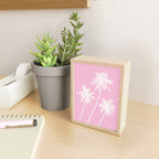 Pink Palm Trees Mini Art Print Gallery Image 2