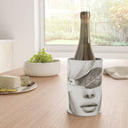 PORTRAIT /Woman with flower and butterflies Wine Chiller Gallery Image 4