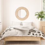 PORTRAIT /Woman with flower and butterflies Duvet Cover Gallery Image 3