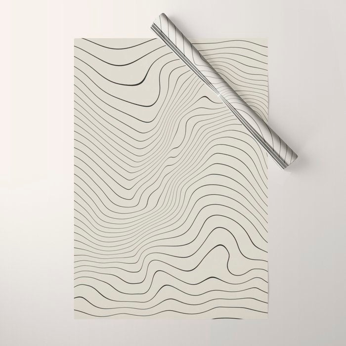 Line Distortion #3 Wrapping Paper Gallery Image 1