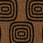 Mud Cloth Concentric Pattern 772 Black and Brown Coffee Mug Gallery Image 2