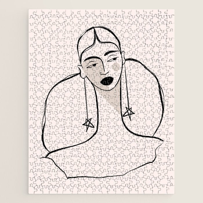 Boho Ponytail Jigsaw Puzzle Gallery Image 1