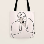 Boho Ponytail Tote Bag Gallery Image 1