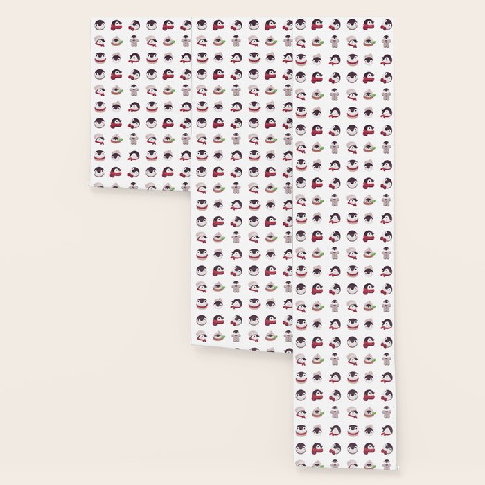 Cookie & cream & penguin - pink pattern Wallpaper Gallery Image 3