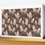 Bluebonnet Floral Brown Peach Multi Wall Mural Gallery Image 2