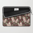 Bluebonnet Floral Brown Peach Multi Laptop Sleeve Gallery Image 2