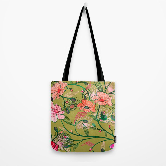 Twinning #illustration #pattern Tote Bag Gallery Image 2