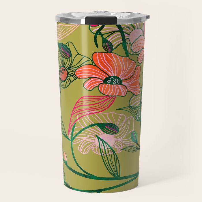 Twinning #illustration #pattern Travel Mug Gallery Image 1