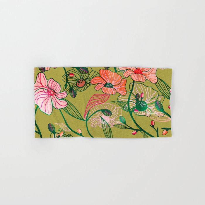 Twinning #illustration #pattern Towels Gallery Image 1