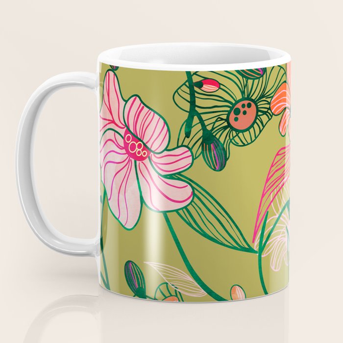 Twinning #illustration #pattern Coffee Mug Gallery Image 3