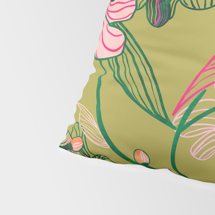 Twinning #illustration #pattern Pillow Sham Gallery Image 4