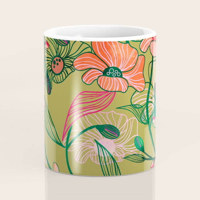 Twinning #illustration #pattern Coffee Mug Gallery Image 4