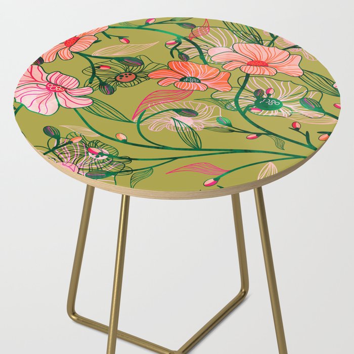Twinning #illustration #pattern Side Table Gallery Image 2