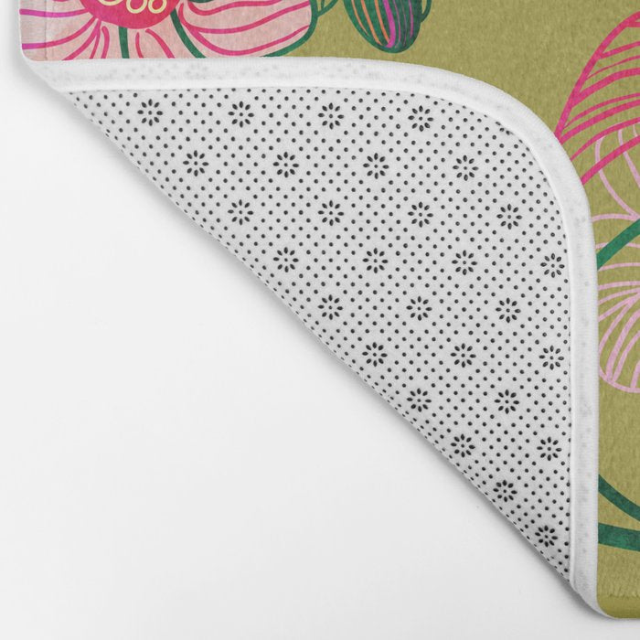 Twinning #illustration #pattern Bath Mat Gallery Image 2